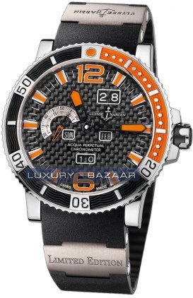 Ulysse Nardin Marine Aqua Perpetual (SS-Orange / Carbon / Rubber